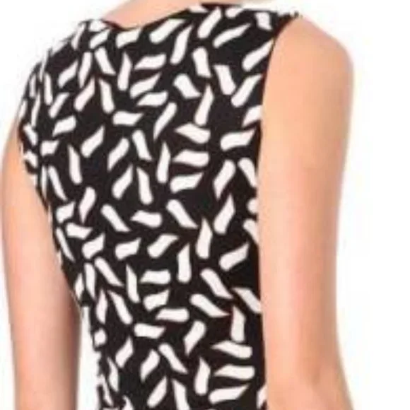 DVF Diane Von Furstenberg GLASMARY Silk Jersey Draped Dress Snake Flutter - Picture 6 of 14